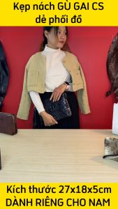 Clutch nam cầm tay da cá sấu màu đen đẹp lịch lãm