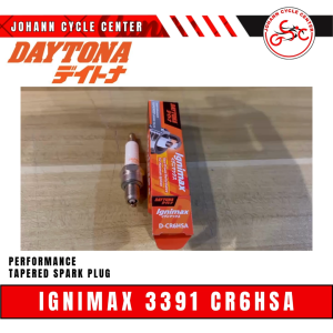 Daytona Ignimax 3391 CR6HSA Performance Tapered Spark Plug for Motorcycle