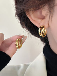 Luxury Minimalist Style Silver Earrings