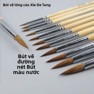 mengtelisha | Cọ Lông Sable Vẽ Nước Màu Và Dầu Đầu Tròn