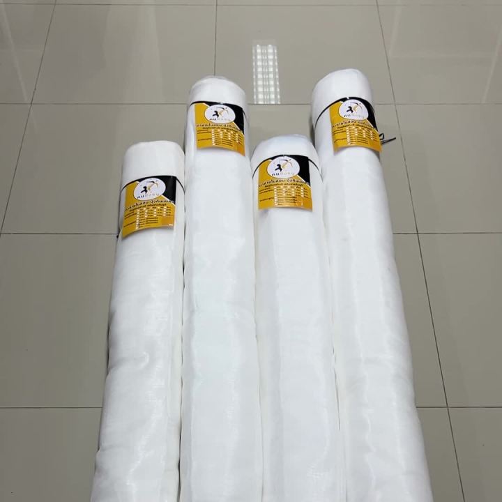 มุ้งขาวกันแมลงโรงเรือน กว้าง 3เมตร ถี่ 24 หรือ 32 ตา