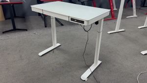 【5-year warranty】Tozient All-in-One Standing Desk electric adjustable table with Tempered Glass