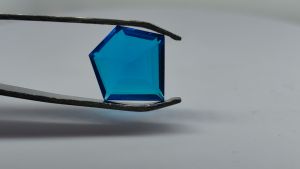 Natural Aquamarine Brazil 6.30 Ct Blue Fancy Cut Loose Gemstone