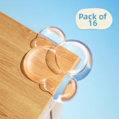 SAFELON | Liquid Silicone Table Corner Protectors Transparent Anti-Collision Child Bed Table Protection Baby Collision Avoidance Guard