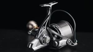 Long Cast Spinning Fishing Reel Saltwater Guide Bar Driven 6+1 Bearings Reel 8000 9000 10000 12000 14000 Drag 20KG Boat Reels