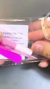 5pcs Press On Nail Tool Set Include Cuticle Pushers Nail File Clean Pad Strong Glue Sticky Jelly Gel For Diy Nails Art Supplies
