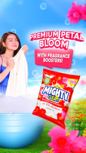1 KILO Mighty Clean Detergent Powder Premium Petal Bloom - Powder (RED) - 1 KILO RED