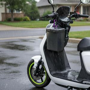OUHOE | Electric Scooter Charger Rainproof Box Secure Latches Transparent Shell Eco Friendly Material for Health Safety Use