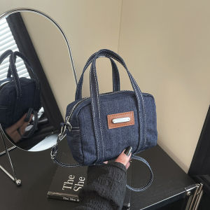 Đeo Vai Nữ denim Hàn Quốc Túi đeo chéo túi xách túi vuông nhỏ túi điện thoại túi dùng ngoài trời thường ngày