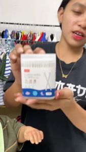 3 in 1 Cotton Swab 200pcs Double-headed Baby Cotton Swab Disposable Ear Nose Cleaning Tipped Cleaning Ear And Nose Cotton Buds Adult Cotton Buds