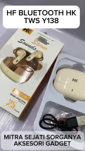 HK Y138 TWS Wireless Earphone Airbuds 5.4 Mini Size True Wireless Headset Bluetooth Earbuds IPX4 WaterProof