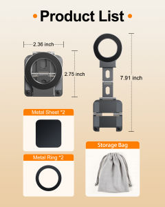Eary Airplane Magnetic Phone Holder Stand for Magsafe Multi-Angle Adjust Mount for Flight Hands-Free Universal Travel Essentials