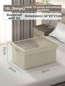 Jiaxun | Dustproof Large Capacity Layered Organizing Cloth Storage Box