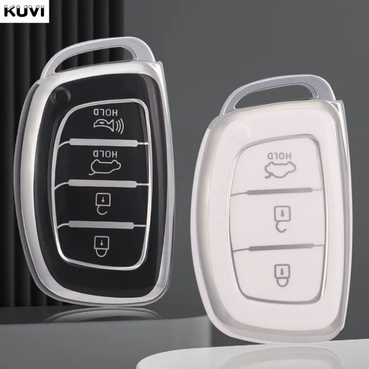 Teclados De Silicona De Repuesto Para Llave De Hyundai - 3 Piezas, 3 Botones, Compatible Con Santa Fe, Tucson, I10, I20, Etc.