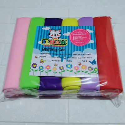 6 Pcs Bedong Bayi Alas Ompol Bayi Selimut Bayi Pernel Bayi AINUN BABY