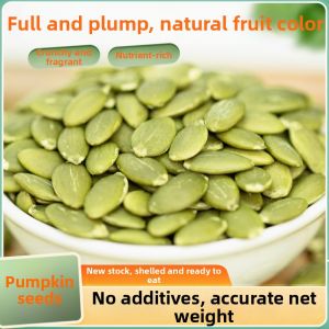 Raw and Roasted Pumpkin Seeds Fresh Nut Snack
