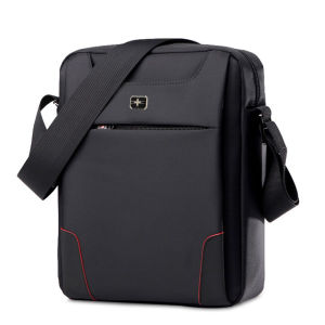 Casual Oxford Cloth Crossbody Bag Single Shoulder Backpack Travel Business Bag for Men Military Knife Shape Vertical Square