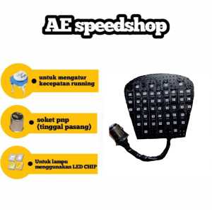 stoplamp running genio lampu belakang lampu rem 8 mode otomatis PNP