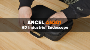 ANCEL AN301 Endoscope 6.2MM Camera 1080P HD IP67 Waterproof 4.3" Inspection Camera Borescope Articulating 210°