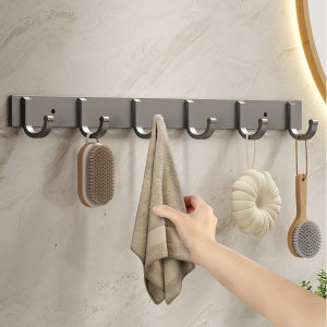 Space-saving Drill-free Hook 8 Hooks