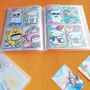 3inch PP Collect Book 120/160 Grids Interstitial Photo Dustproof Postcard Storage Transparent Album 透明卡册