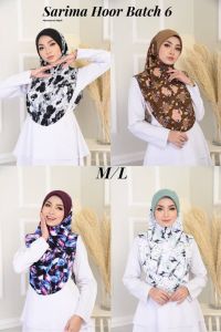 Tudung Sarung/Tudung Sarima Random Corak