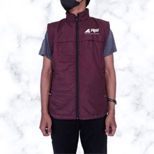 Jaket Rompi pria Rei dewasa keren murah / Rompi motor parasut outdoor pria trendy / Rompi Polos Pria Tebal