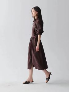 epoque de rueen | Slimming Stand-collar Insert Sleeve Spring Dress