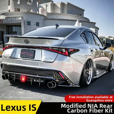 Lexus IS300-350 Compatible Carbon Fiber Rear Bumper Kit