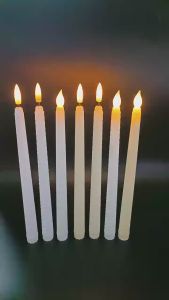 Romantic Flameless LED Taper Candle Light Candles Battery Powered For Party Wedding Event Home Decor