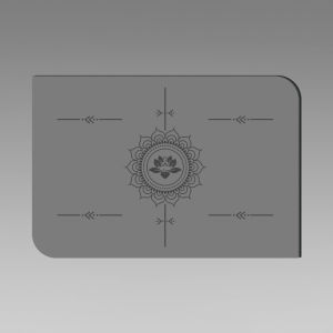 Mini Yoga Mat Small Size Meditation Head Shoulder Stand Mat Professional Non Slip Natural Rubber Flat Support Knee Elbow Pad