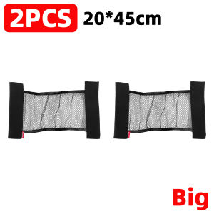 PINMOAP Car Trunk Storage Mesh Elastic Grid Organizer Fixed Storage Bag Thickened Storage Mesh Bag Universal SUV Sedan Truck