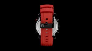 Naviforce นาฬิกาข้อมือผู้ชาย NF7104 หน้าปัดกลม สายซิลิโคน กันน้ำ ระบบดิจิตอล