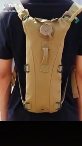 ALX Malaysia 3L Hydration Thick Layer Tactical Water Bladder Backpack - Bite Valve Design, Lightweight and Portable for Cycling, Hiking and Outdoor Activities