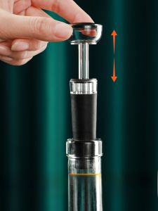 Chốt Chai Vino Chốt Chai Vino Đa Năng Quét Rỗng Chốt Chai Vino Rượu Vang Chống Ôxy Hộp Đựng Đồ Ăn Uống Phụ Kiện