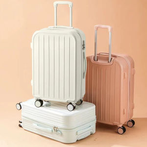 High Quality 14"20"22"24"26"28 Inch 2 Pieces Womens PC Makeup Large Travel Suitcase Sets With Silent Wheels Trolley Rolling Luggage Cosmetic Bag Check-in Case Valises Free Shipping