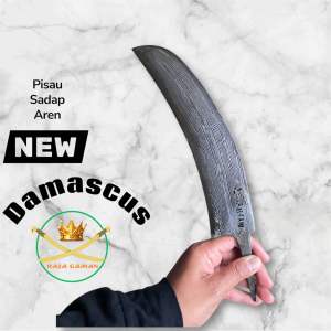 Pisau Sadap damascus