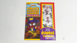 Marvel Spidey & Amazing Friends Pirate Plunder Blunder Bubble Sticker & Activity