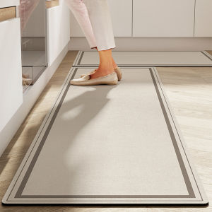 Thảm Trải Sàn Lối Vào Bằng Đất Tảo Diatomite Thân Thiện Với Môi Trường VIKAMA Thấm Hút Chống Trơn Trượt Dùng Trong Nhà Bếp Chống Dầu Mỡ Và Vết Bẩn Sọc Dành Cho Người Lớn Sử Dụng Trong Nhà