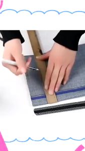 Lem Jeans 1M Pemendek Celana Tanpa Jahit Ukuran 100CM