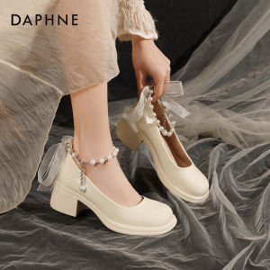 Daphne | Coarse Heel Wedding Shoes