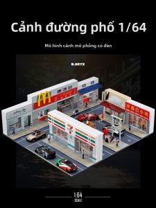 SHOUCANGJIA | Mô Hình Cửa Hàng Tiện Lợi Thành Phố 1:64