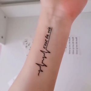 Tattoo hoa + chữ size 10.5 x 6cm nhiều mẫu Hình Xăm Dán xương quai xanh Sticker Tattoo Flower HCM