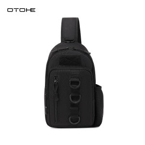 OTOHE Outdoor Chest Bag Men Multifunctional Hiking Bag Waterproof Travel Shoulder Bag Large Capacity Lightweight Sports Fitness Backpack Casual Shoulder Bag Camping Bag