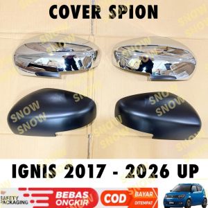Cover Spion Suzuki Baleno Ignis 2017 2022 2024 2025 Hitam Chrome