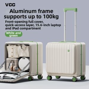 VCC | Side Opening Durable Aluminum Framed 20 Inch Carry-on Luggage