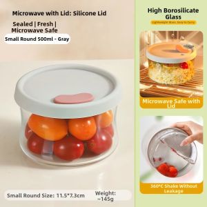 CORJANE | Lightweight Microwave-safe Glass Lunch Box