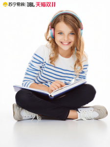 JBL | JBL JR310 Overhead Childrens Educational Headphones with Microphone Immersive Online English Learning Class Audio Accessories