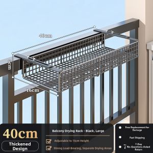 UV Protective Anti-theft Adjustable Shoe and Clothes Drying Rack