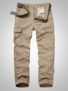 yzgf | Vintage Retro Multiple Pockets Casual Pants